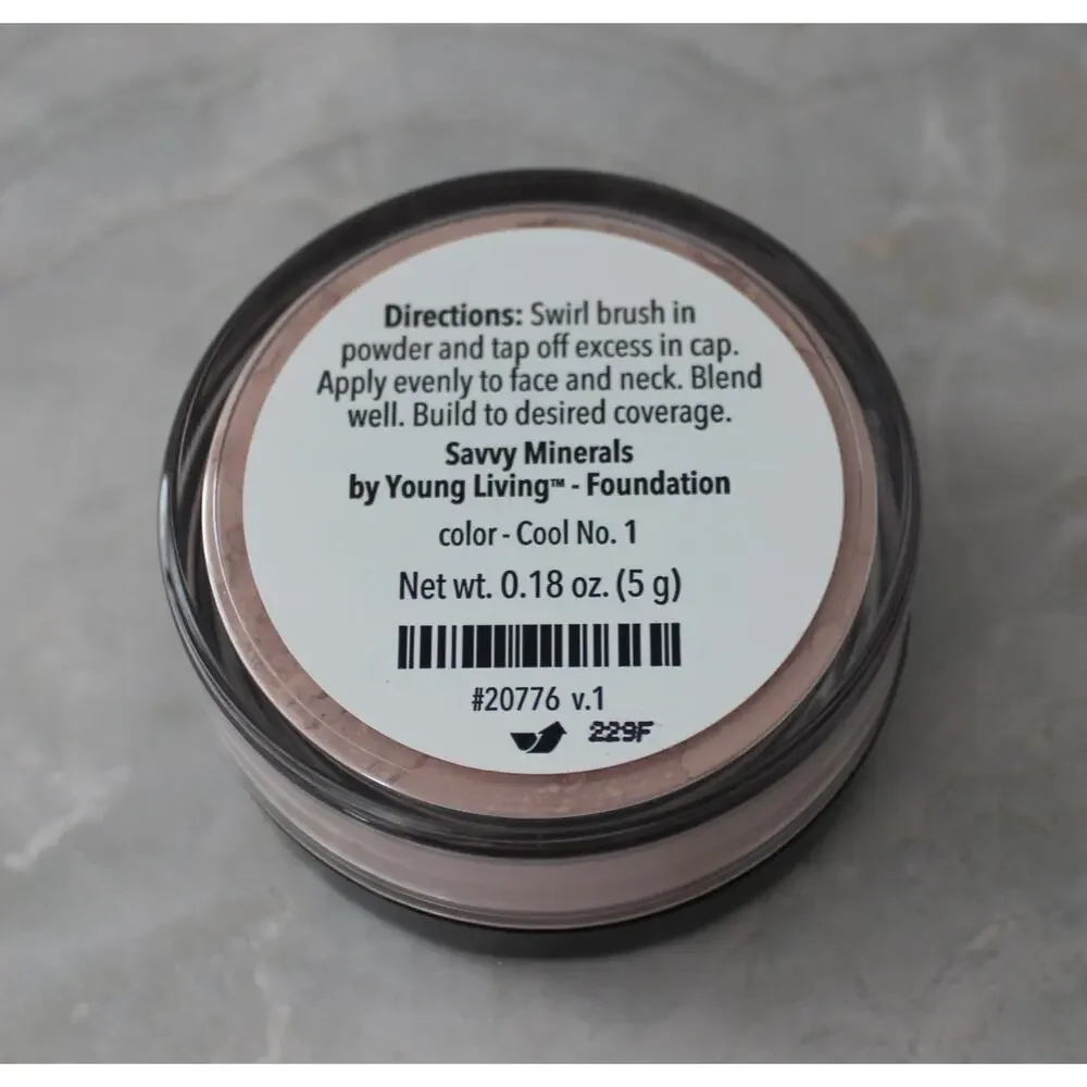 Savvy Minerals by Young Living Foundation Powder Cool No. 1 NWL